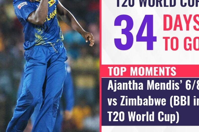 T20 World Cup, 34 days to go, Top moments: Ajantha Mendis’ 6/8 vs Zimbabwe