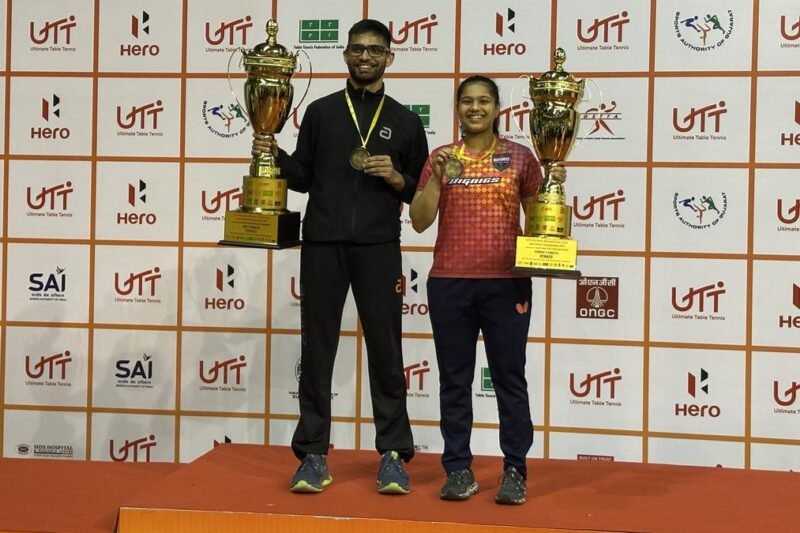 Manush Shah, Diya Chitale crowned national table tennis champions